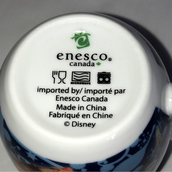 Disney Tinkerbell Mug Pair Fairy Friends Enesco Canada Fairies - Picture 5 of 5